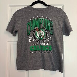 Gray NBA Finals Celtics T-Shirt